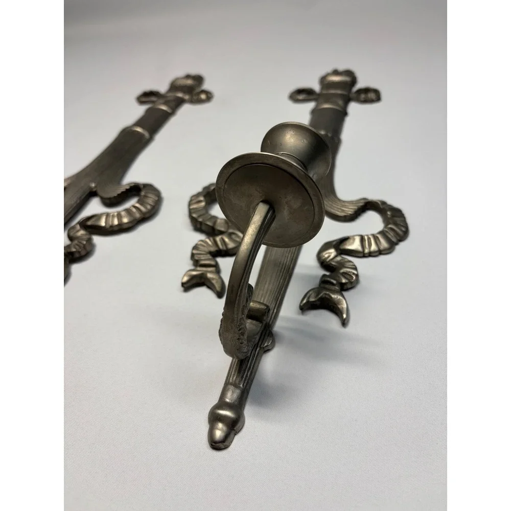 Gothic Medieval Knight‎ Wall Sconce Set Castle Candle Holders Game Thrones